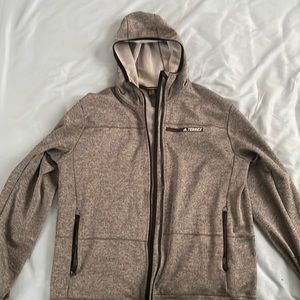 Adidas Gray Terrex Thermal Hoodie